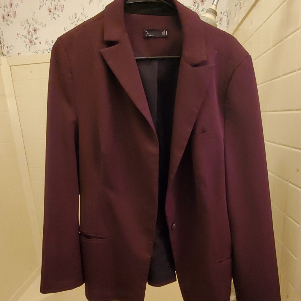 Not burgundy blazer